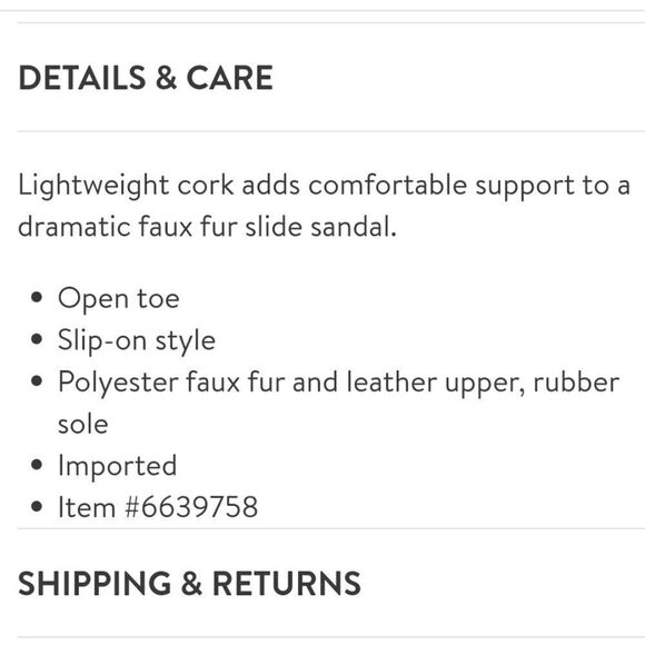 Vince Camuto Mayberla faux fur slides - Picture 4 of 7